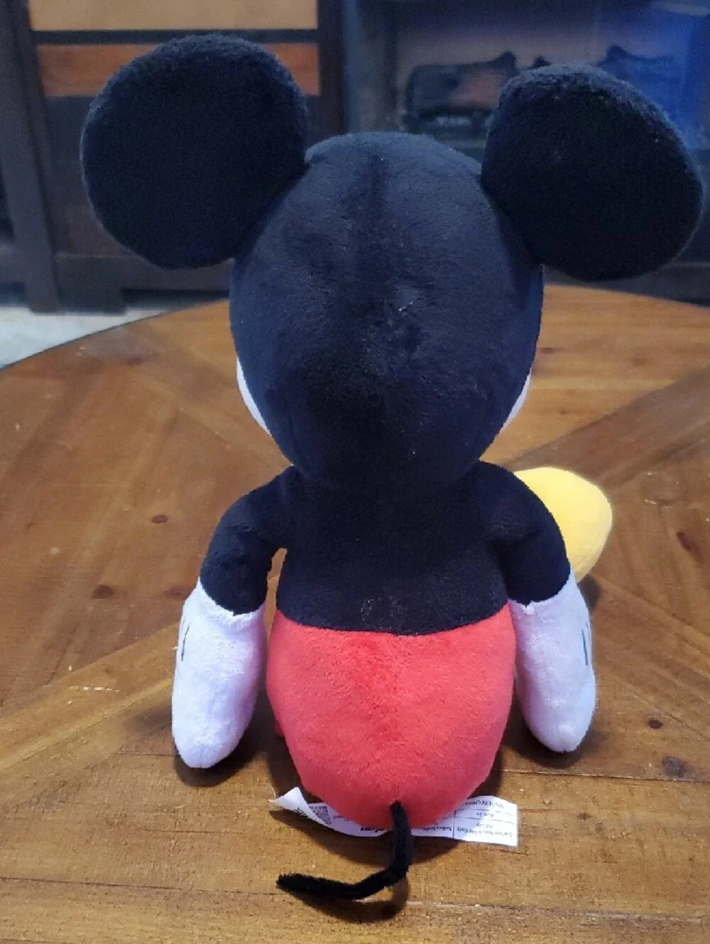 Disney Mickey Mouse Plush - Black White Red Yellow